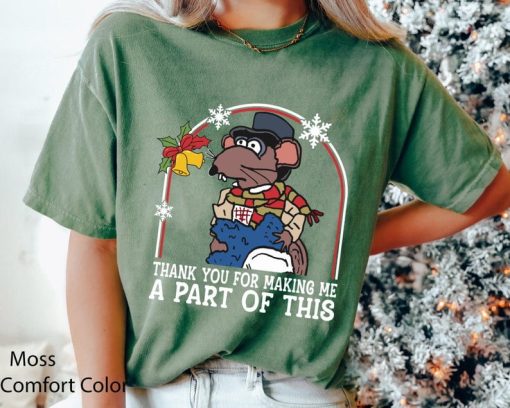 Retro Rizzo The Rat Thank You For Making Me A Part Of This Comfort Color Shirt