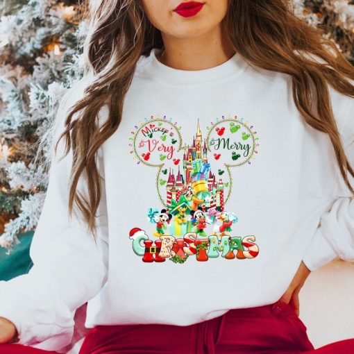 Comfort Colors® Mickey's Very Merry Christmas Party 2024 Sweatshirt