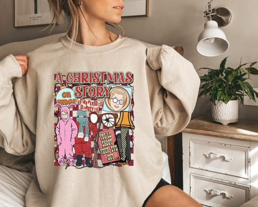 A Christmas Story Ralphie SweatShirt, Christmas Story Sweatshirt