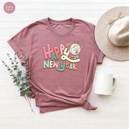 Happy New Year Shirt,2024 New Year Shirt,Christmas Party Shirt