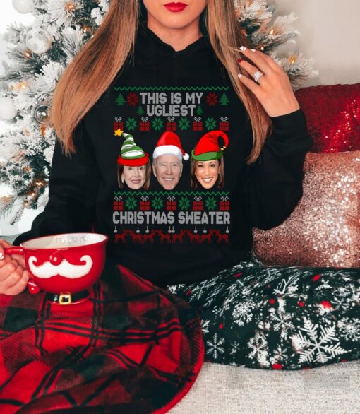 Santa Joe Biden This Is My Ugliest Christmas sweatshirt