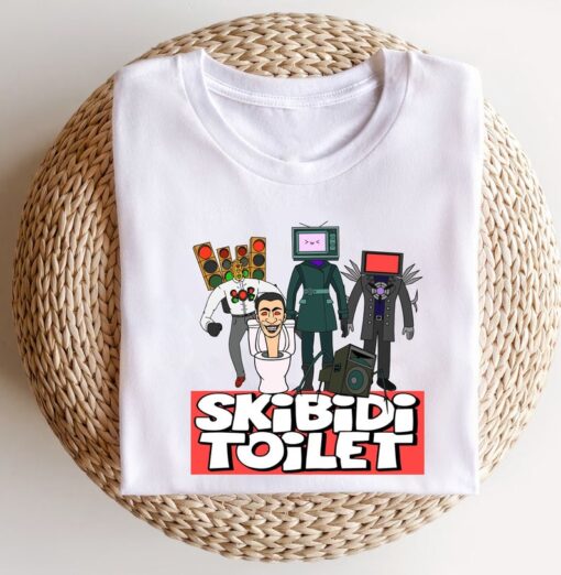 Skibidi Toilet Shirt, Skibidi Speakerman Shirt, Skibidi Tvman Shirt