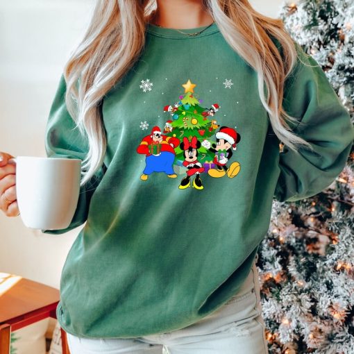 Comfort Colors® Mickey and Friend Christmas Shirt, Christmas Disney Shirt