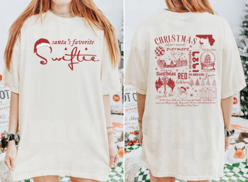 Santa's Favorite Taylor Version Shirt, Christmas Taylor's Version tshirt