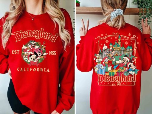 Disneyland Mickey and Friends Christmas Sweatshirt