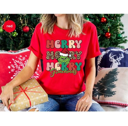 Christmas Grinch Shirt, Merry Christmas tshirt