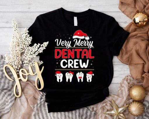 Verry Merry Dental Crew Shirt, Christmas Shirt