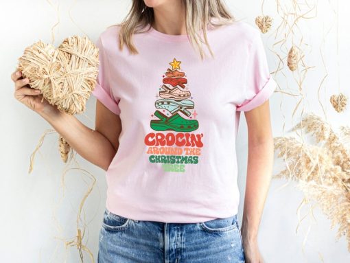 Crocin Around the Christmas Tree Shirt, Christmas Tree Gift Shirt