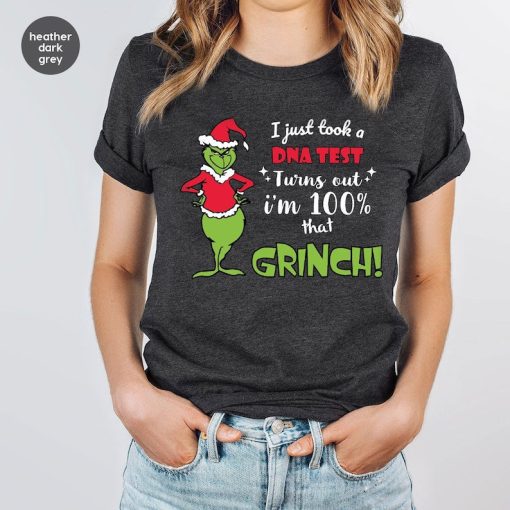 Christmas Grinch TShirt, Grinch Crewneck tshirt