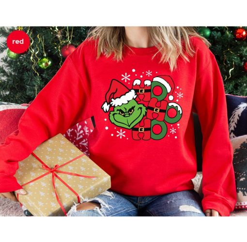 Christmas Grinch Long Sleeve Sweatshirt