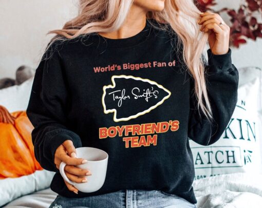 Taylor Swift Boyfriend's Team Sweatshirt | Go Taylor's Boyfriend Sweatshirt