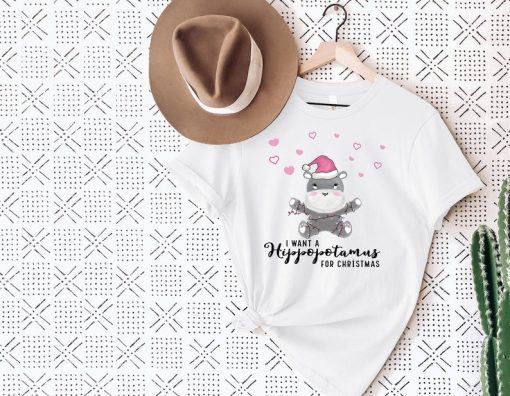 I Want A Hippopotamus For Christmas Sweatshirt,Christmas Hippopotamus Shirt