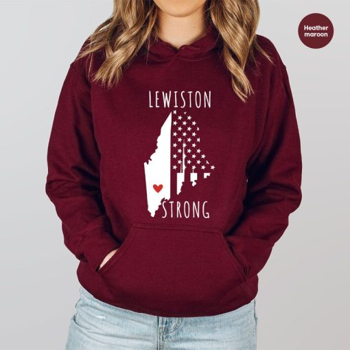 Maine Strong Tees and Hoodies, Lewiston Strong Hoodies