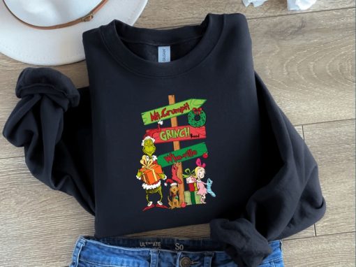 Grinch Christmas Sweatshirt, Grinch Sweatshirt