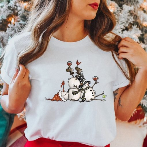 Comfort Colors® Snowman Shirt, Christmas Tee, Holiday Season Shirt