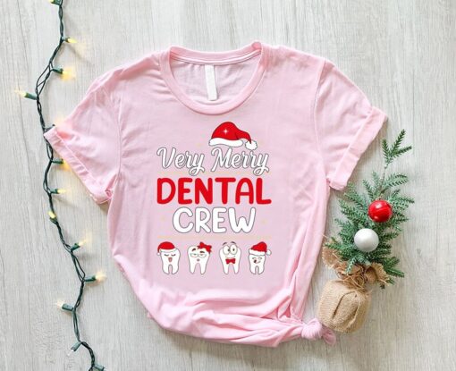 Verry Merry Dental Crew Shirt, Christmas Shirt