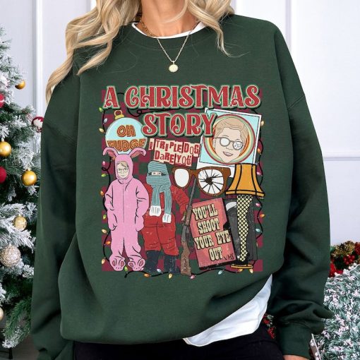 A Christmas Story Ralphie SweatShirt, Christmas Story Sweatshirt