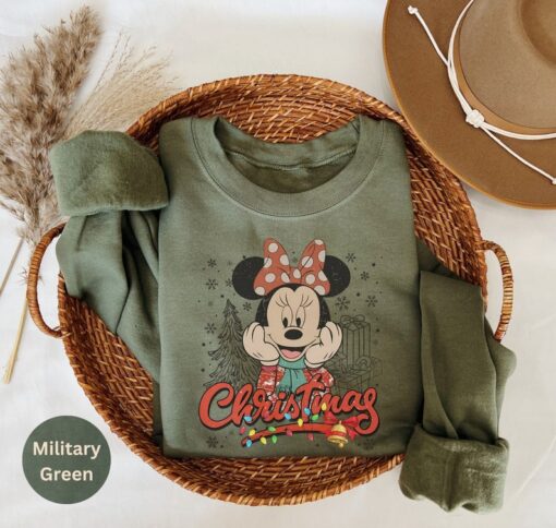 Disneyland Minnie Christmas Sweatshirt