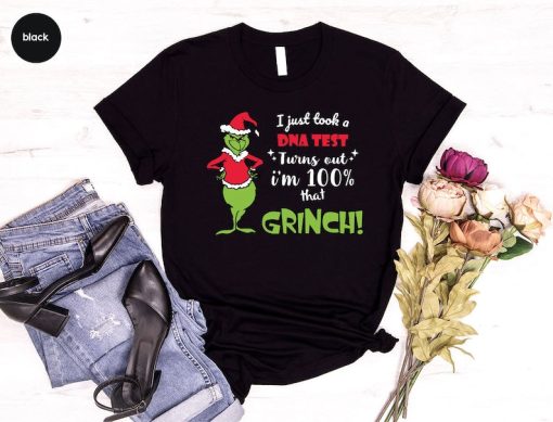 Christmas Grinch TShirt, Grinch Crewneck tshirt