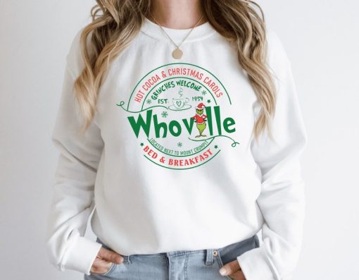 Grinch Christmas Funny Sweatshirt