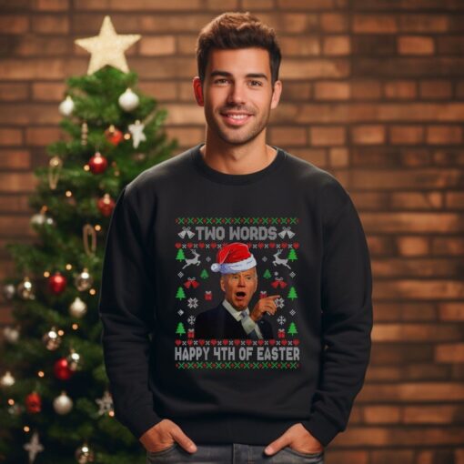 Joe Biden Ugly Christmas Sweater, Santa Joe Sweatshirt