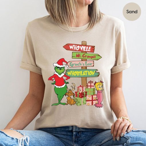 Grinchmas Shirts, The Grinch Tshirt, Funny Christmas Gifts