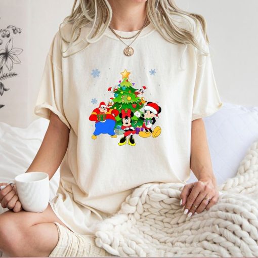 Comfort Colors® Mickey and Friend Christmas Shirt, Christmas Disney Shirt