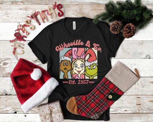 Retro Christmas Shirt, Whovillee University Shirt