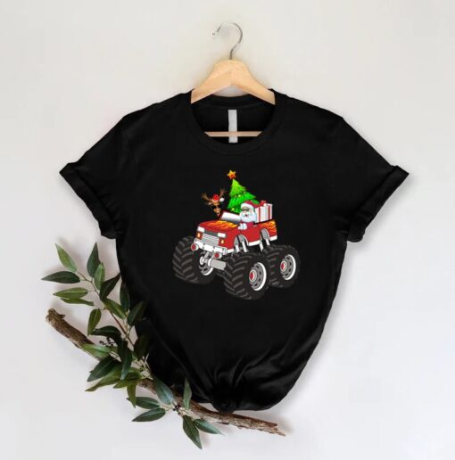 Santa's Monster Truck T-Shirt