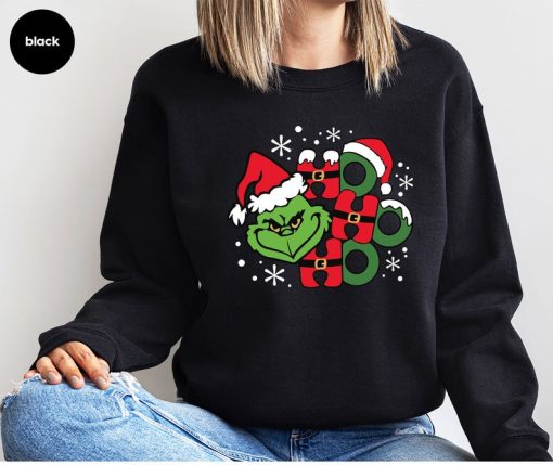 Christmas Grinch Long Sleeve Sweatshirt