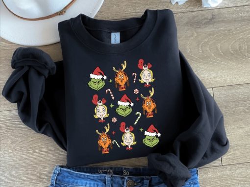 Grinch Christmas Sweatshirt, Grinch Sweatshirt