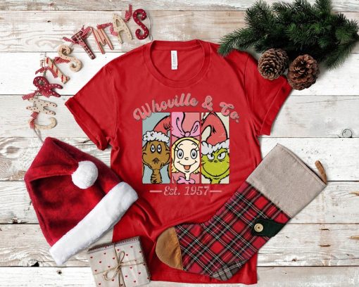 Retro Christmas Shirt, Whovillee University Shirt