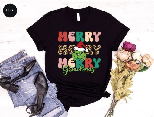 Christmas Grinch Shirt, Merry Christmas tshirt