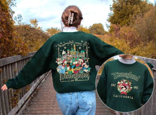 Disneyland Mickey and Friends Christmas Sweatshirt