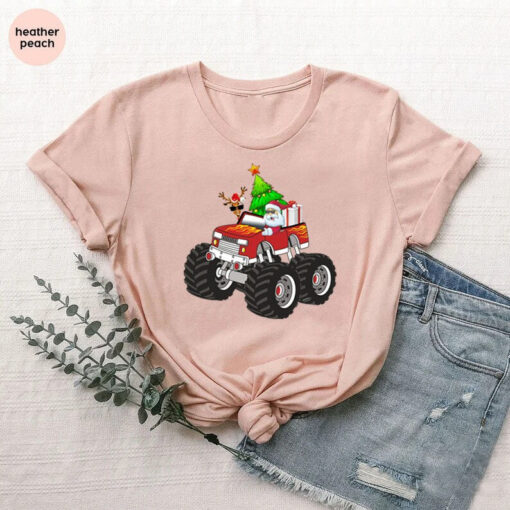 Santa's Monster Truck T-Shirt