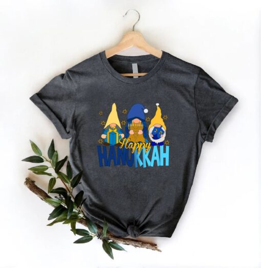 Gnomes Happy Hanukkah Shirts,Jewish Gift Shirt