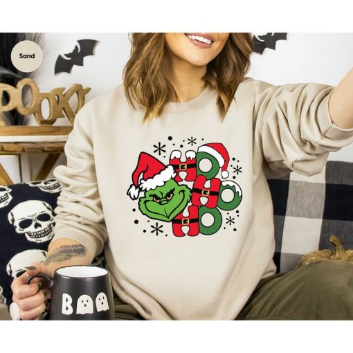 Christmas Grinch Long Sleeve Sweatshirt