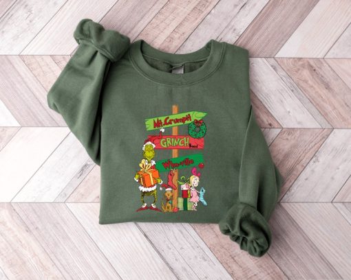 Grinch Christmas Sweatshirt, Grinch Sweatshirt