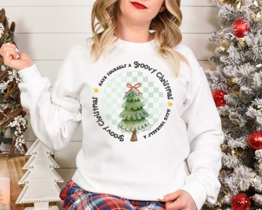 Have Yourself A Groovy Christmas Sweatshirt, Christmas Sweatshirt