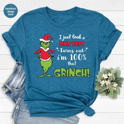 Christmas Grinch TShirt, Grinch Crewneck tshirt