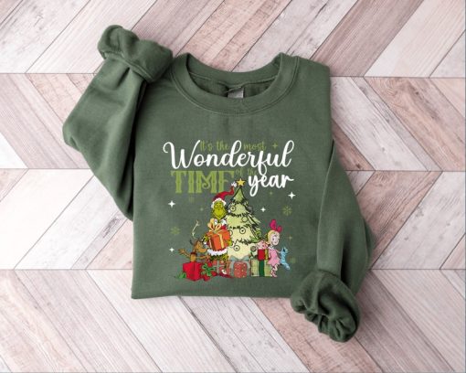 Christmas Grinch Funny Sweatshirt, Grinch Christmas Sweatshirt