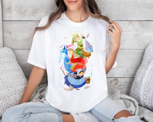 Disney Sleeping Beauty Good Fairies Flora Fauna Merryweather Shirt