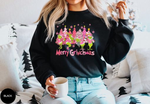 Retro Merry Grinchmas Sweatshirt, Grinch Christmas Sweatshirt