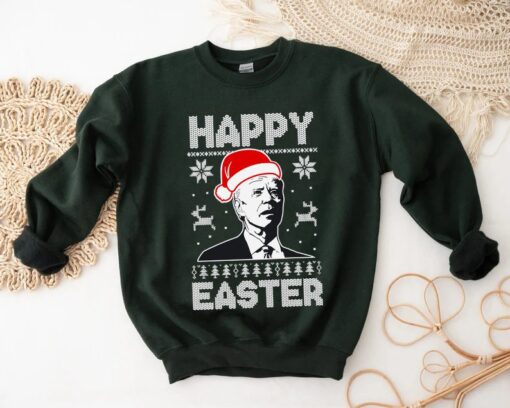 Happy Easter Joe Biden Sweatshirt, Funny Confused Joe Biden