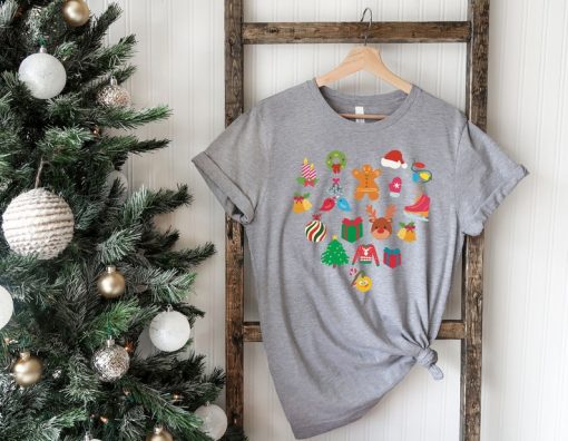 Christmas Heart Shirt, Christmas Women Shirt