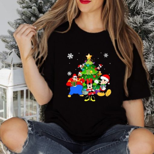 Comfort Colors® Mickey and Friend Christmas Shirt, Christmas Disney Shirt