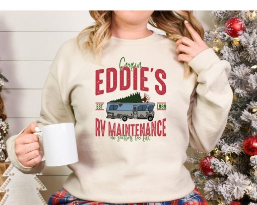 Cousin Eddie's RV Maintenance EST 1989 Sweatshirt, National Lampoon's Christmas Vacation Sweatshirt