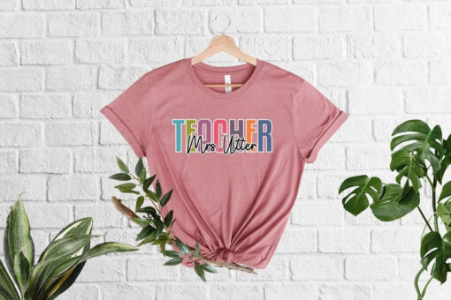 Personalized Teacher Gift, Teacher Appreciation, Cute Teacher Shirt, Elementary Teacher, Kindergarten Teacher