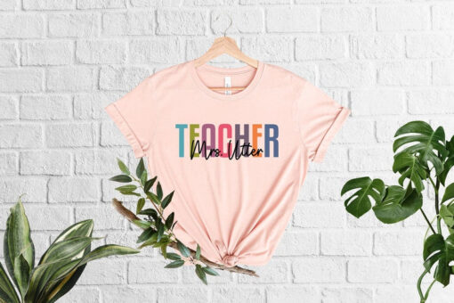 Personalized Teacher Gift, Teacher Appreciation, Cute Teacher Shirt, Elementary Teacher, Kindergarten Teacher