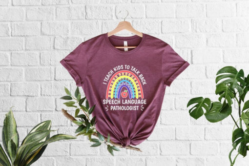 I Teach Kids to Talk Back Shirt, Speech Language Pathologist